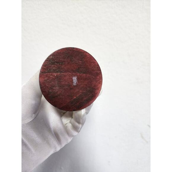 1993 Giuseppi Armani Figurine Woman with Dogs Wooden Base Signed Made in Italy5" - Picture 9 of 9